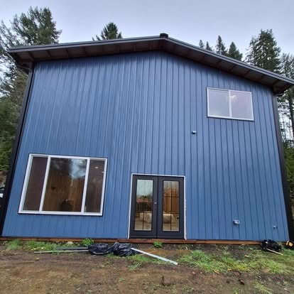 Modern Slate Blue Siding